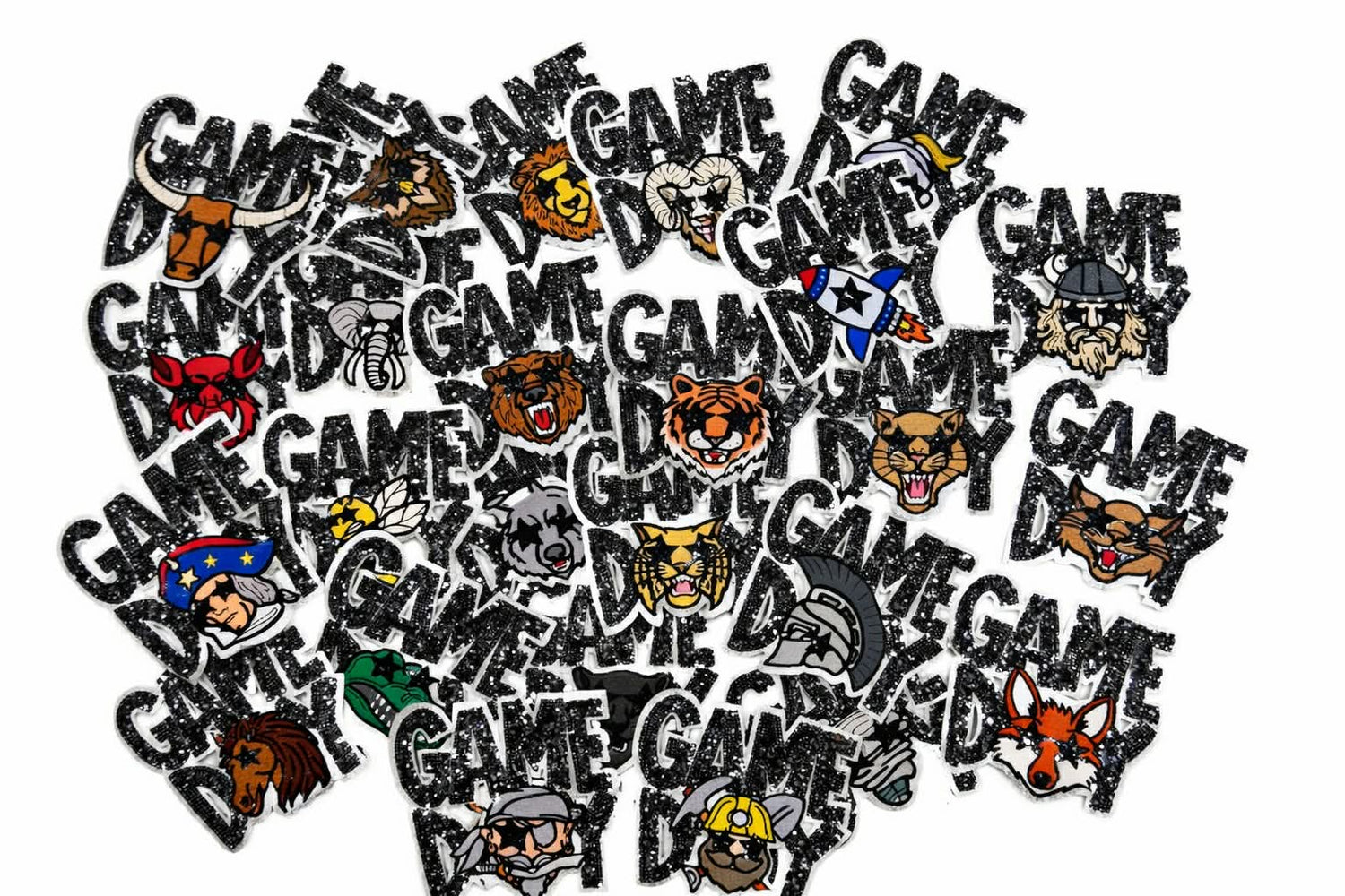 Team Mascots & Script Names Patches