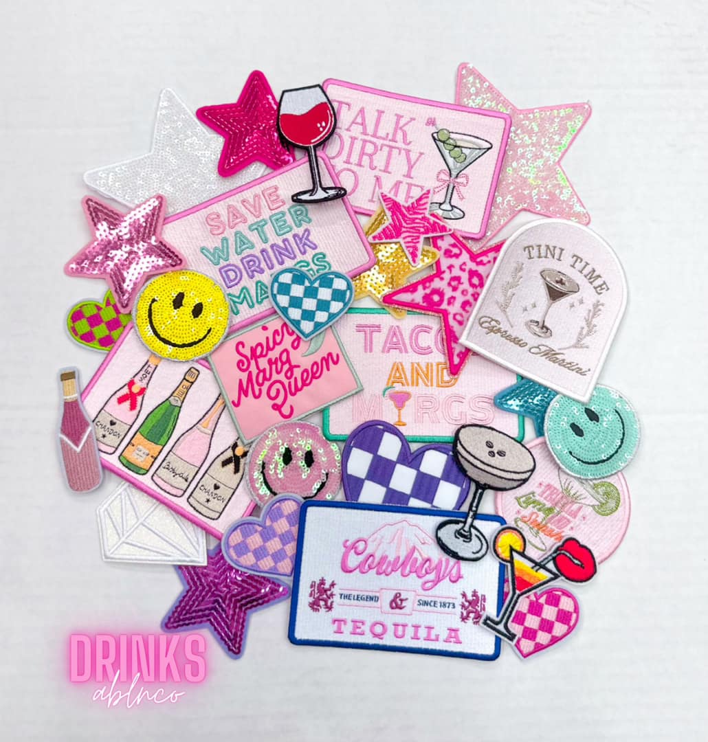 Summer, Snacks, Drinks Patches