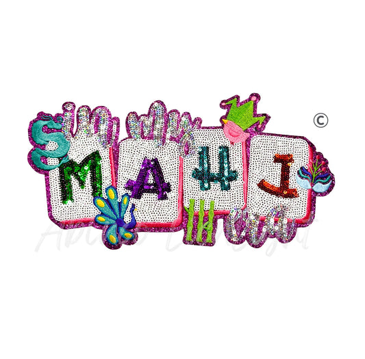 In My Mahjong Era Sequin Patch - Large