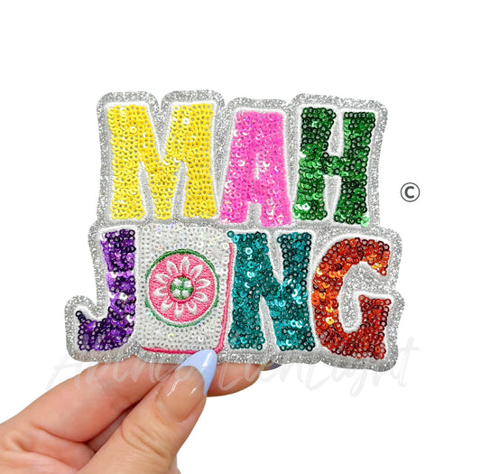 Mahjong Sequin Patch - Small