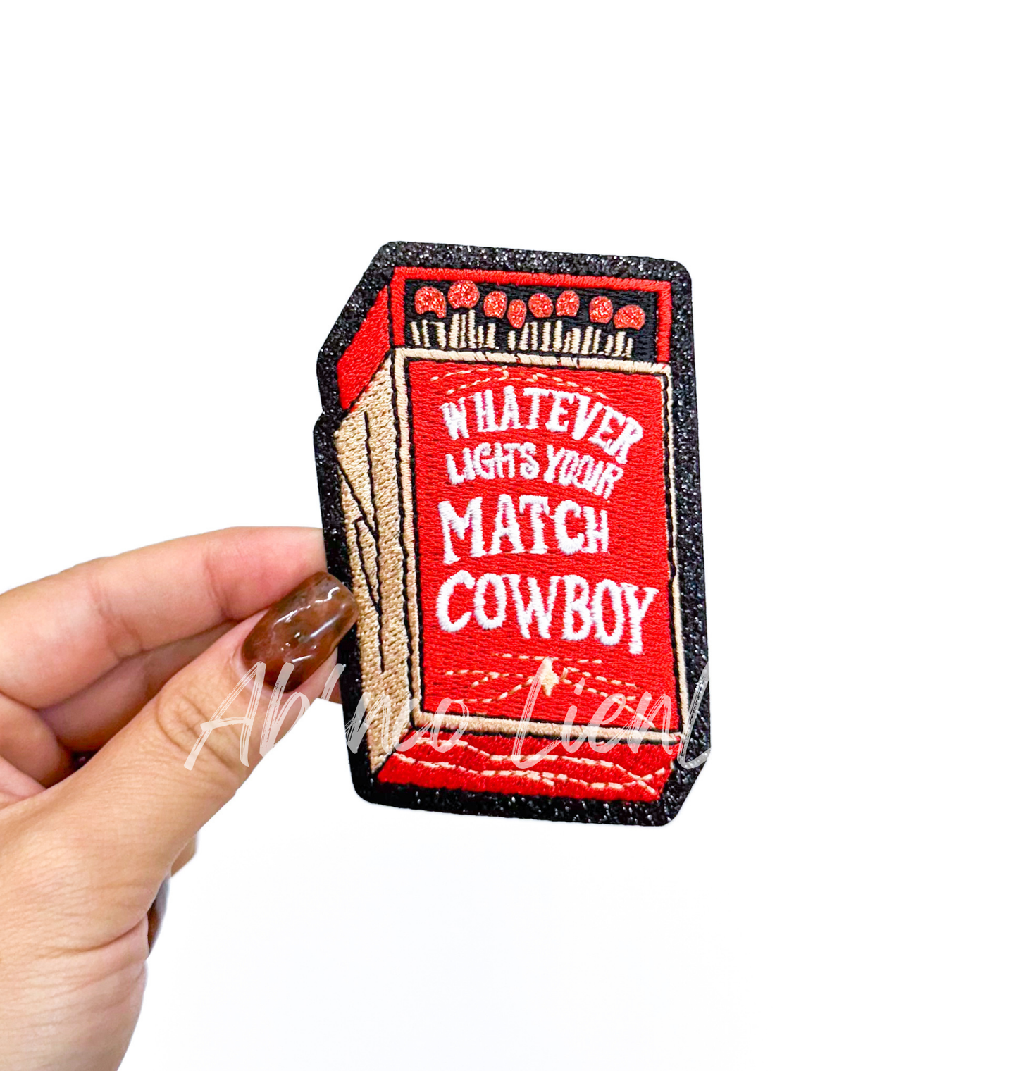 Cowboy Matches Retro Western Patch