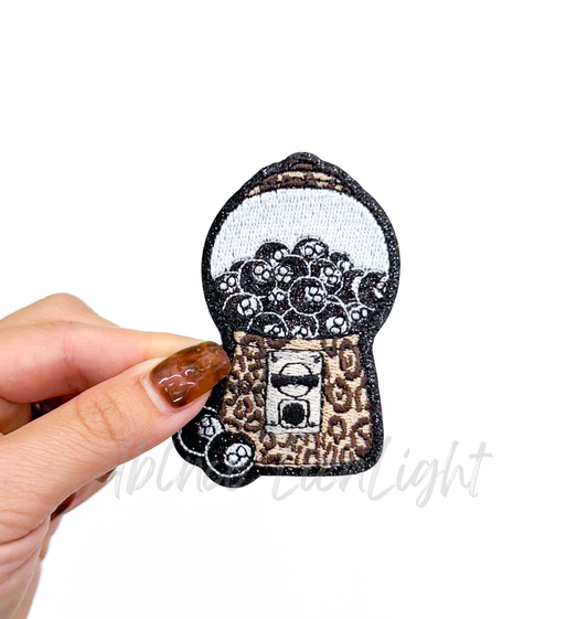 Cheetah Print 8 ball machine Retro Western Patch