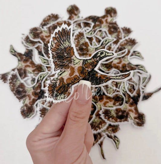 Mallard Camo Duck Hunting Embrodiery Patch